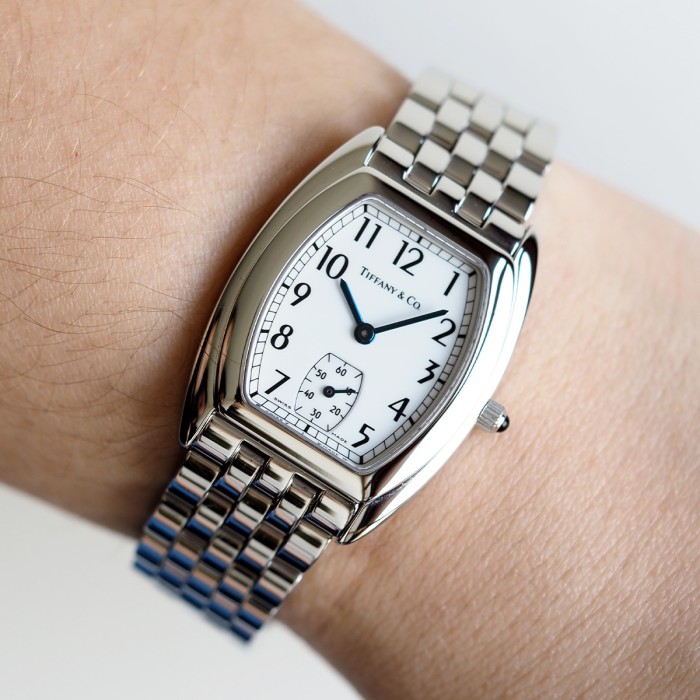 Tiffany & Co - Classic Tonneau Small Seconds Circa 2000 Réf. 515.1016