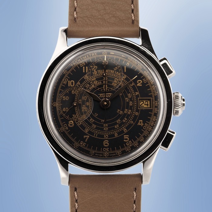 Tissot - Heritage Chrono Janeiro Z199 Édition Limitée 1950/3333 Circa 1990 Réf. T.66.1.428.52