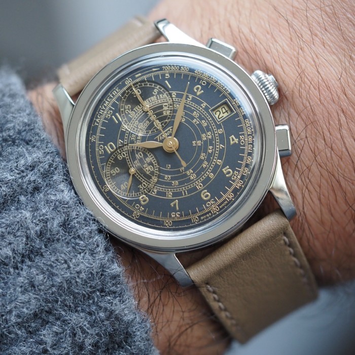 Tissot - Heritage Chrono Janeiro Z199 Édition Limitée 1950/3333 Circa 1990 Réf. T.66.1.428.52