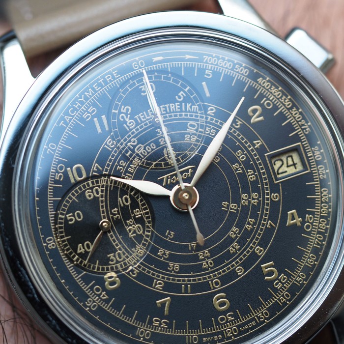 Tissot - Heritage Chrono Janeiro Z199 Édition Limitée 1950/3333 Circa 1990 Réf. T.66.1.428.52