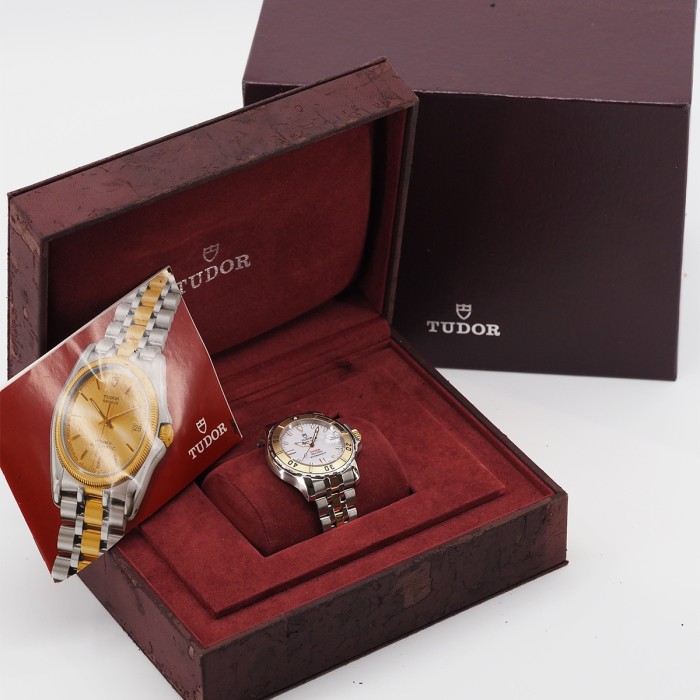 Tudor - Prince Date Tiger Hydronaut Bicolore avec Boîte Circa 2000 Réf. 89193P