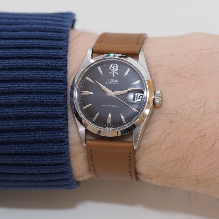 Tudor - "Big Rose" OysterDate 34mm Réf. 7974 Circa 1961