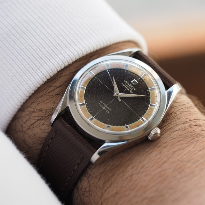 Universal Genève - Polerouter Automatic Microtor Circa 1956 Réf. 20360-3