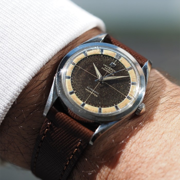 Universal Genève - Polerouter Automatic Microtor Circa 1956 Réf. 20360-3