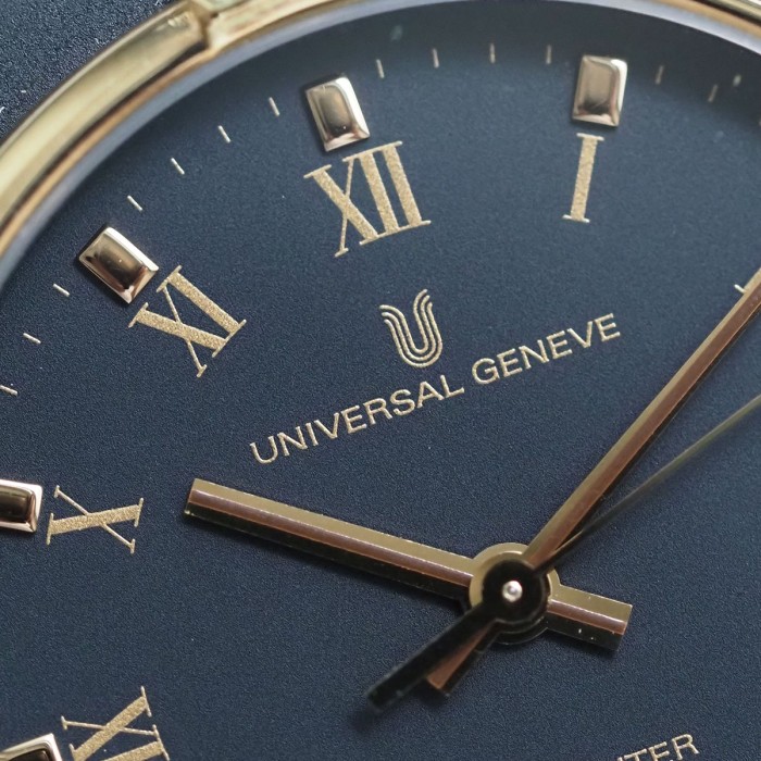 Universal Genève - NOS Polerouter PVD Noir 31mm Quartz Circa 1990