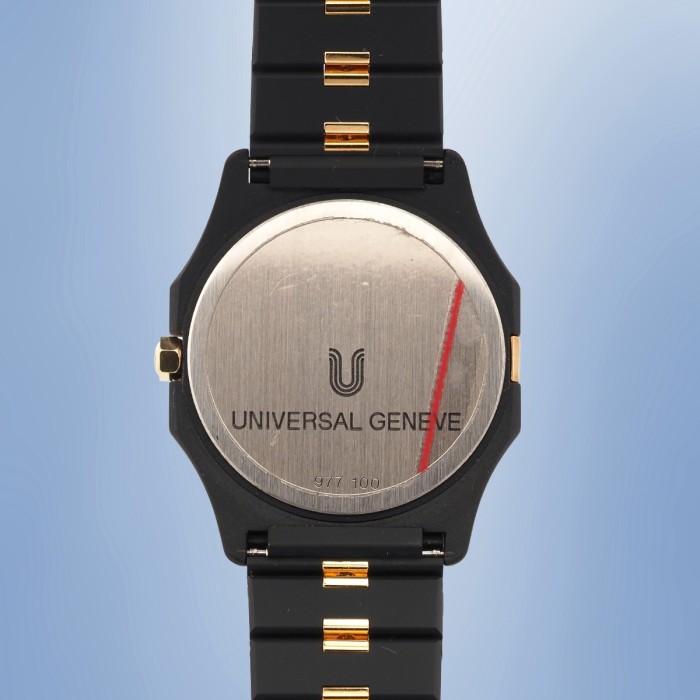 Universal Genève - NOS Polerouter PVD Noir 31mm Quartz Circa 1990
