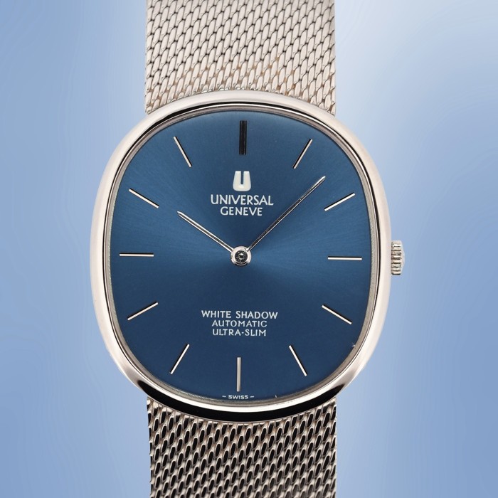 Universal Genève - White Shadow Ultra Slim Ellipse 31x34mm Circa 1960 Réf. 866104