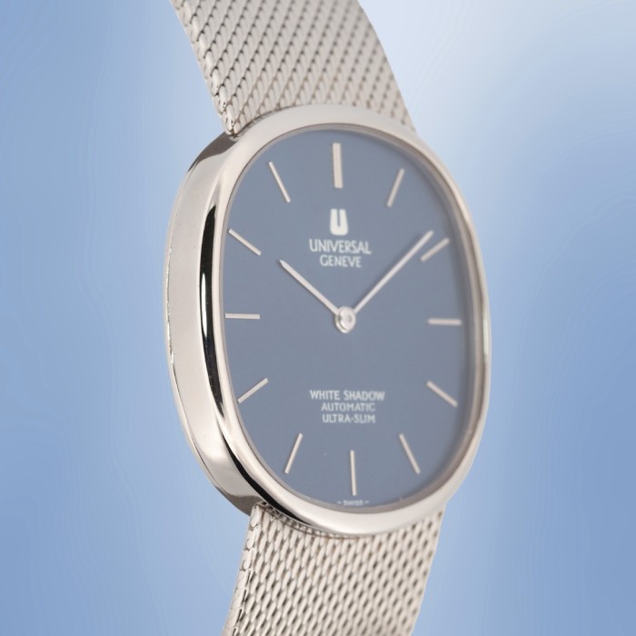 Universal Genève - White Shadow Ultra Slim Ellipse 31x34mm Circa 1960 Réf. 866104
