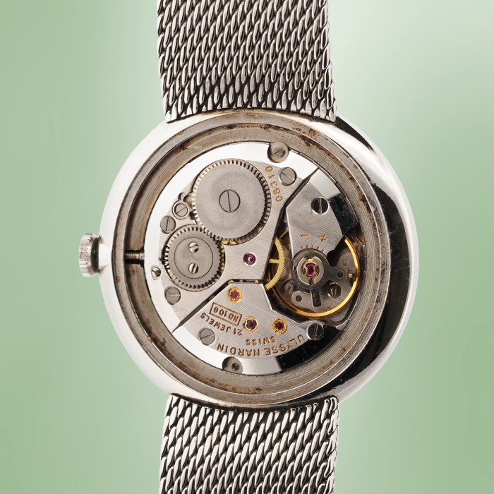 Ulysse Nardin - Calatrava Ultra Slim Vintage Remontage Mécanique Circa 1970 Réf. A1180