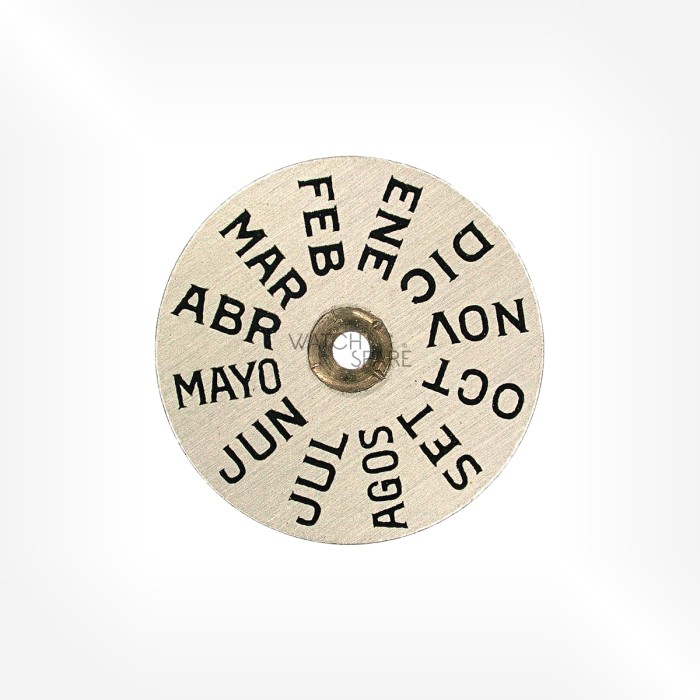 Universal Cal. 285 - Disque des mois Espagnol 2562-1-ESP