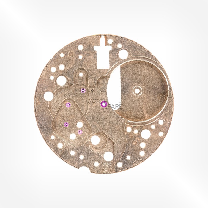 Unitas Cal. 6318 - Platine 100