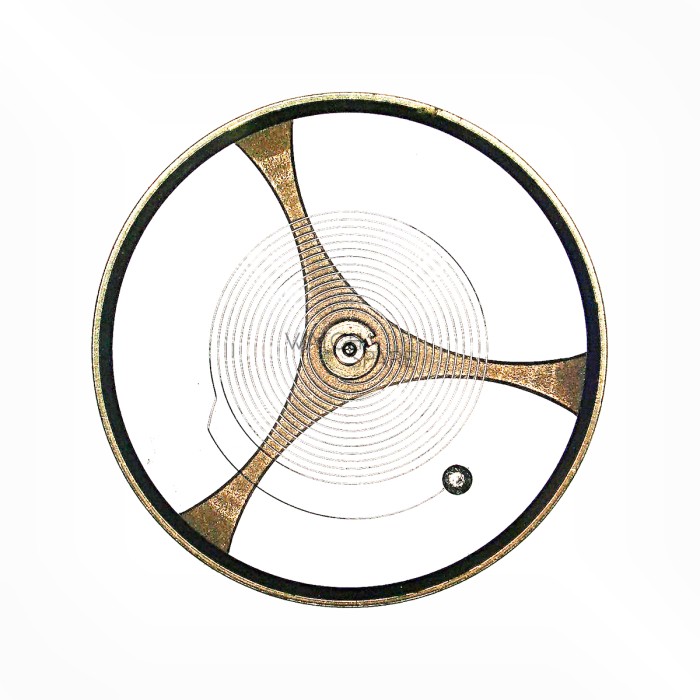 Unitas Cal. 6326 - Balancier avec spiral plat 721