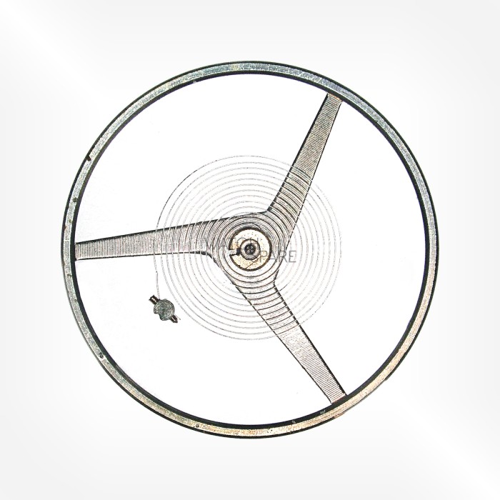 Unitas Cal. 6345 - Balancier avec spiral plat 721