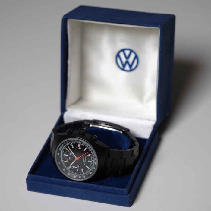 Volkswagen Design - Chronographe Vintage Valjoux 7765 avec boîte Circa 1980 Réf. 003