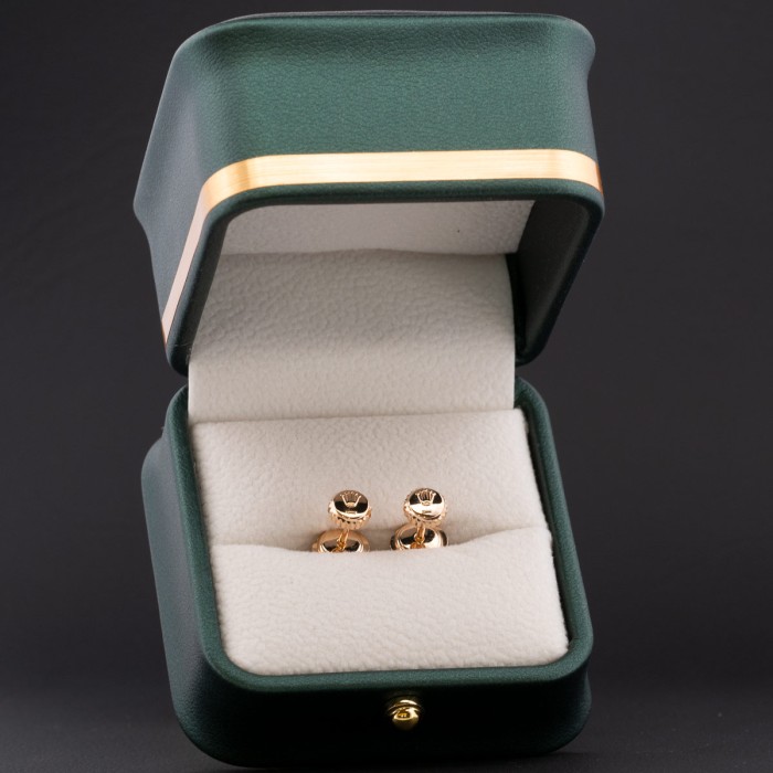Watch Spare - Paire de boucles d'oreilles avec couronne Rolex de 5.3mm