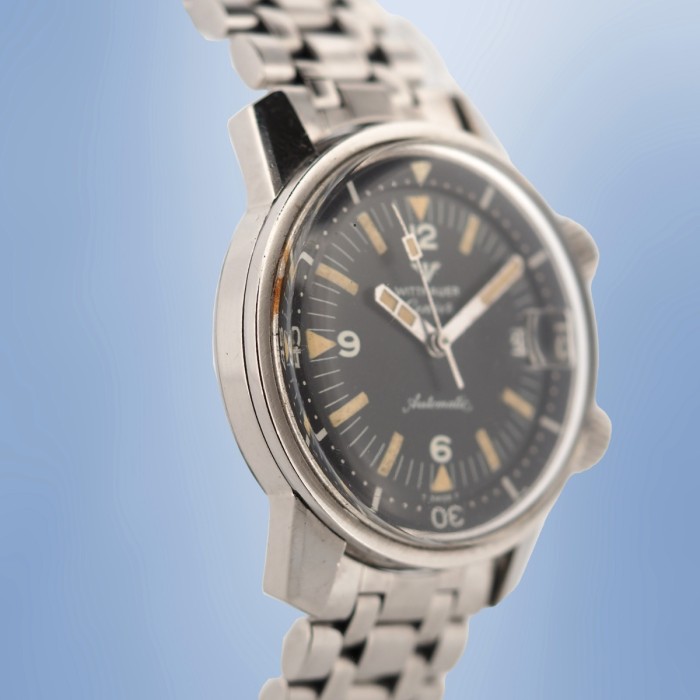 Wittnauer - Super Compressor Vintage Diver avec boîte Circa 1960 Réf. 8007