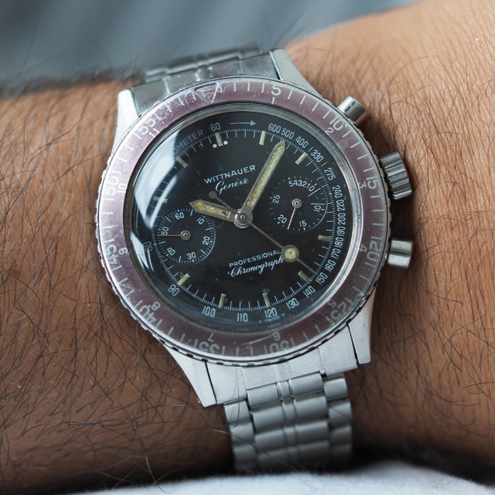 Wittnauer - Professional Chronograph Vintage Circa 1970 Réf. 7004A