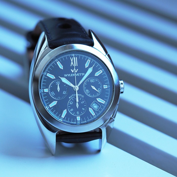 Wyler Vetta - Design Award Pierre de Coubertin Chronographe Circa 2011 Réf. WV-0003-EE