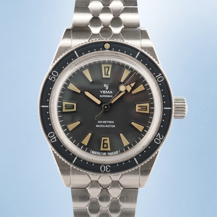 Yema - Superman Skin Diver Slim CMM.20 Limited Edition Micro Rotor Circa 2024 Full Set Réf. 12.24.99.SN.M3