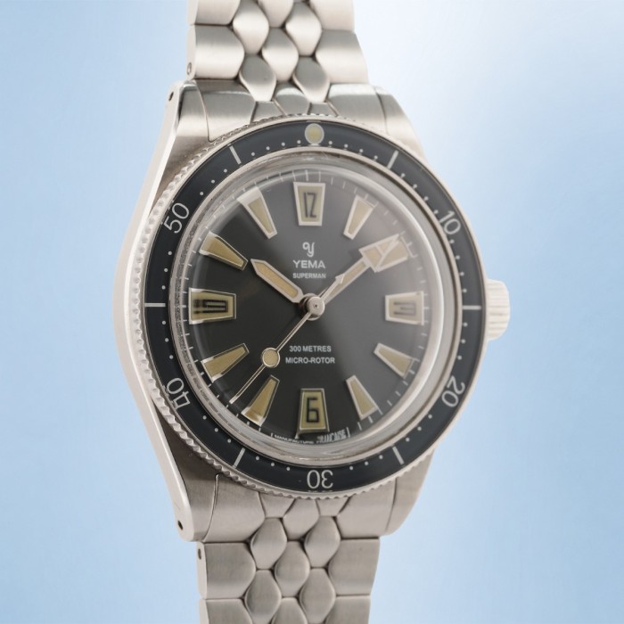 Yema - Superman Skin Diver Slim CMM.20 Limited Edition Micro Rotor Circa 2024 Full Set Réf. 12.24.99.SN.M3