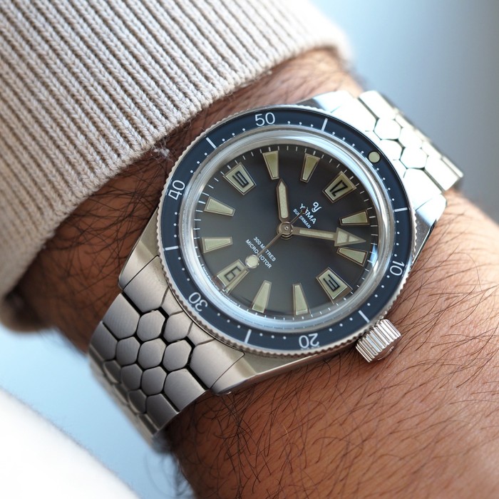 Yema - Superman Skin Diver Slim CMM.20 Limited Edition Micro Rotor Circa 2024 Full Set Réf. 12.24.99.SN.M3