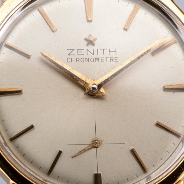 Zenith - Chronomètre Vintage plaqué or jaune