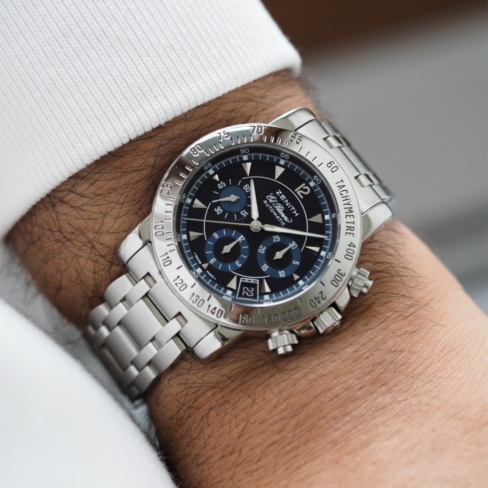 Zenith - Rainbow El Primero Chronograph Vintage Circa 2000 Réf. 01/02.0461.400