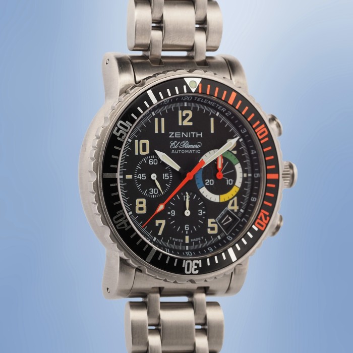 Zenith - Rainbow Flyback El Primero Chronograph Automatic Full Set Circa 2000 Réf. 02.0480.405