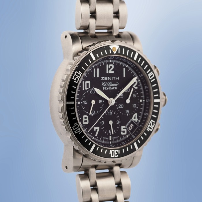 Zenith - Rainbow Flyback Chronograph Automatic Circa 1995 Réf. 01/02.0470.405