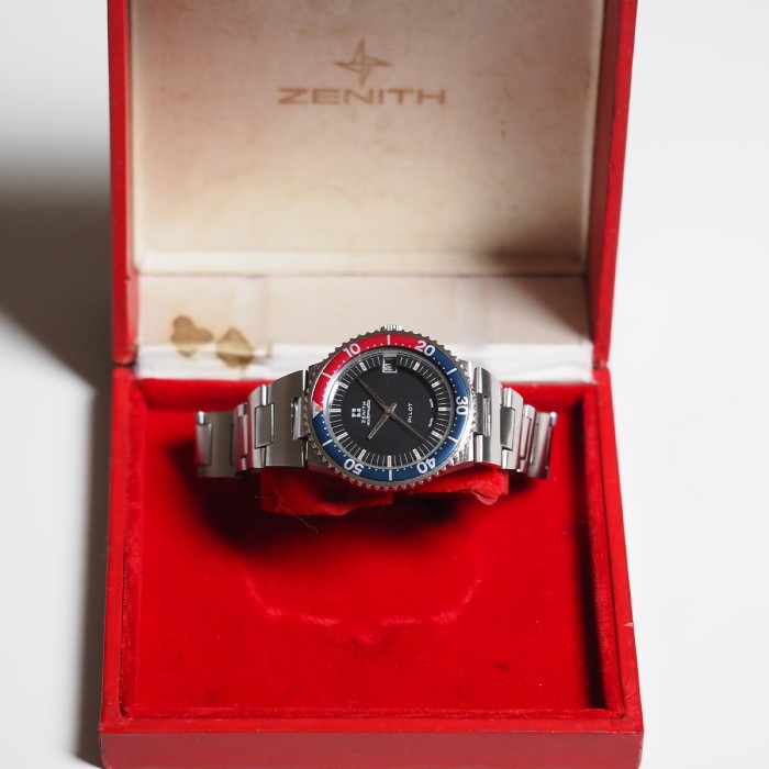 Zenith - Pilot Surf Vintage Circa 1970 avec boîte Réf. 02.0190.380